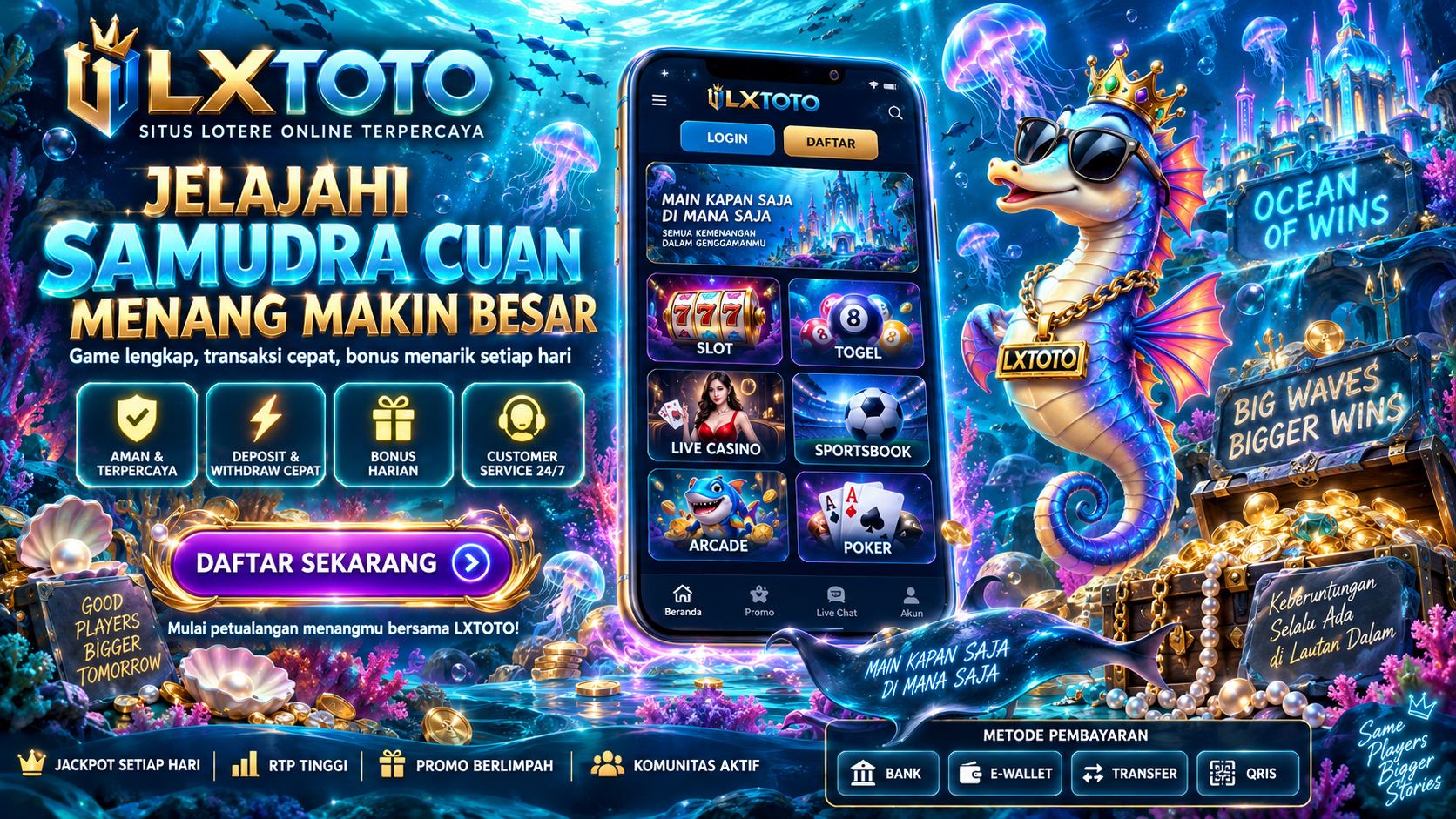 Banner LXTOTO untuk Beranda